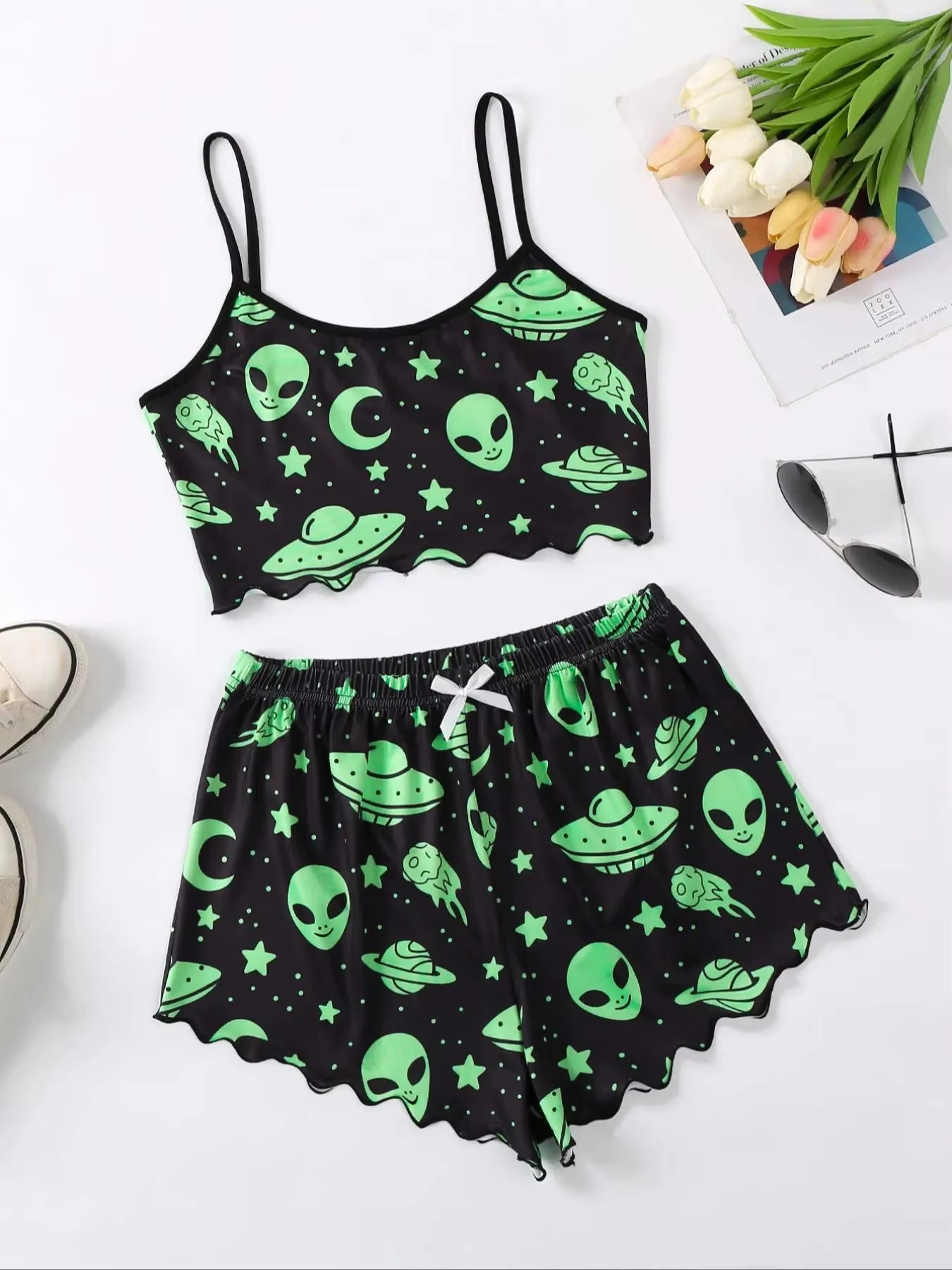 🎃 Women’s Halloween Pajama Set – Cute & Comfy Nightwear