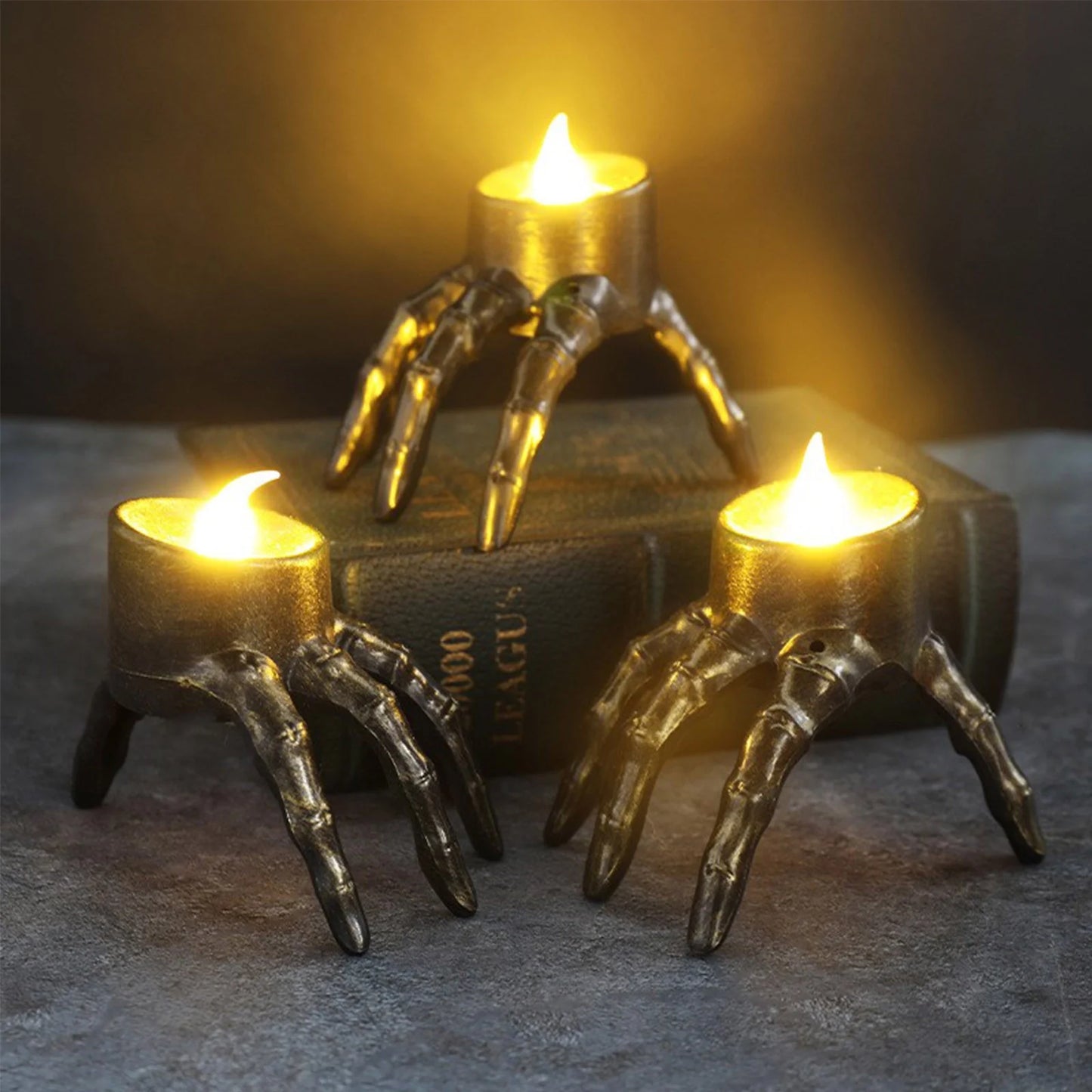 Get Spooky This Halloween with Our LED Skeleton Hand Candles! Perfect for Indoor & Outdoor Decor! 🎃💀🕯️ #HalloweenDecor #SpookyVibes