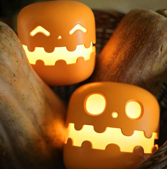 🎃 Pumpkin Night Light – Halloween Fairy Lantern
