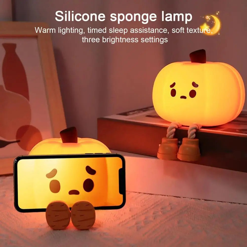 Spook up your space with our Halloween Pumpkin Night Light! 🎃✨