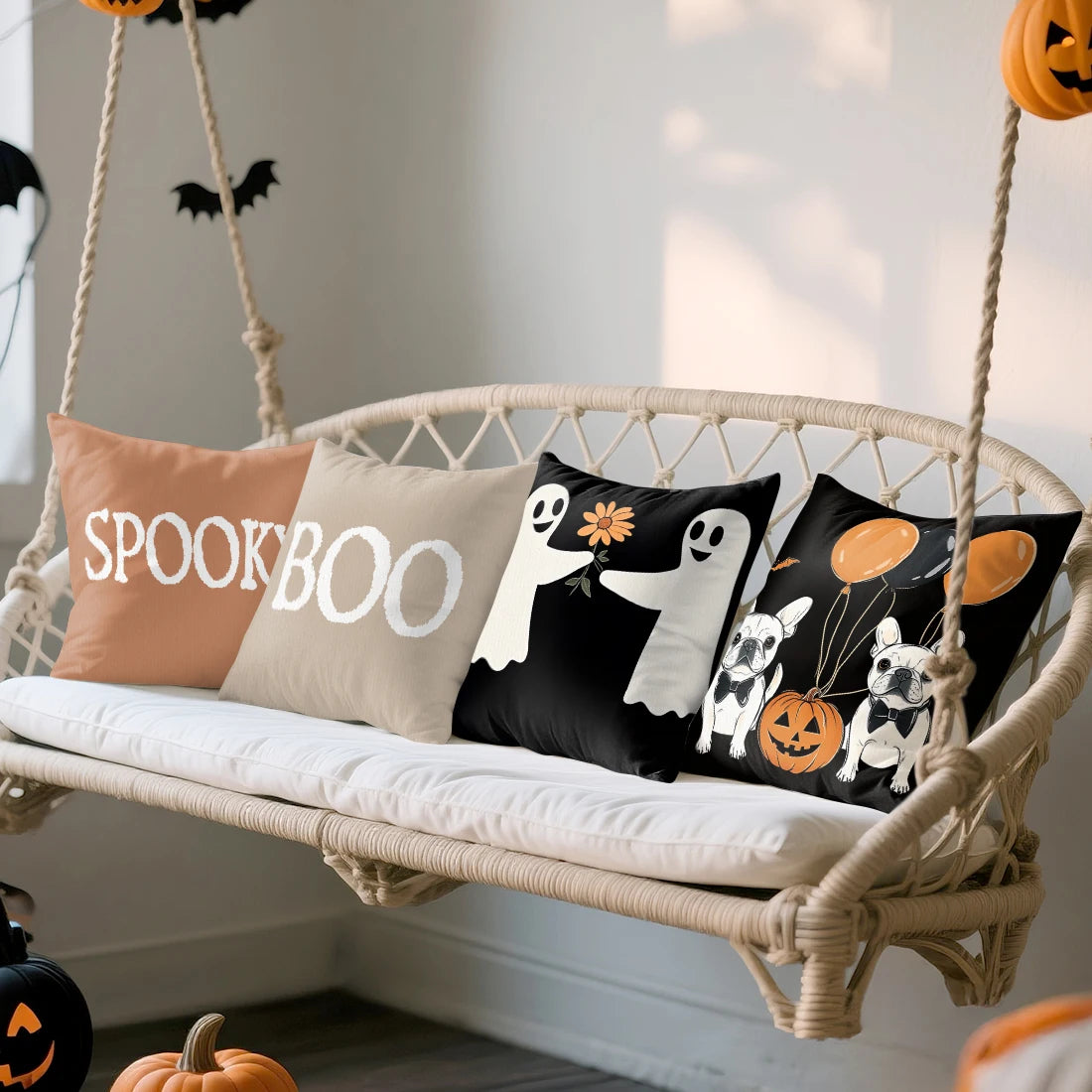 Spook up your space with our Halloween Pillowcase! 🎃🕷️ Perfect for your bedroom or living room decor! 🛋️✨