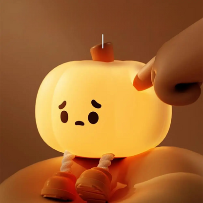 🎃 Halloween Pumpkin Night Light – Touch Control
