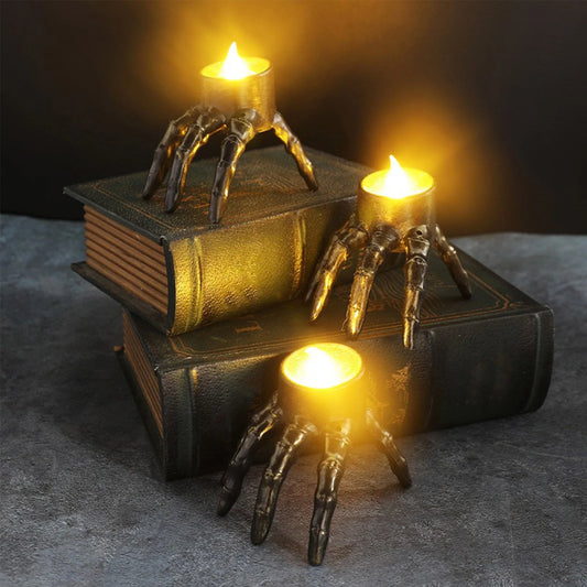 Get Spooky This Halloween with Our LED Skeleton Hand Candles! Perfect for Indoor & Outdoor Decor! 🎃💀🕯️ #HalloweenDecor #SpookyVibes